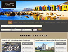 Tablet Screenshot of coastalrealestate.co.za